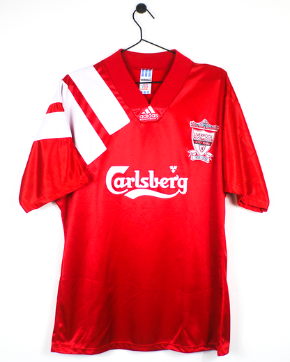 LIVERPOOL 1992/93 CENTENARY HOME SHIRT (L) ADIDAS