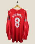 LIVERPOOL 2014/15 GERRARD HOME L/S UCL SHIRT (XXL) WARRIOR