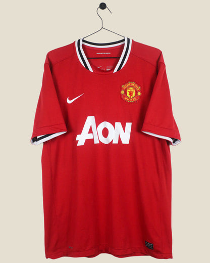 MANCHESTER UNITED 2011/12 BERBATOV #9 HOME SHIRT (XL) NIKE