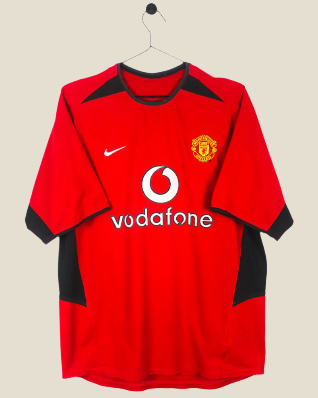 MANCHESTER UNITED 2002/04 HOME SHIRT (M) NIKE