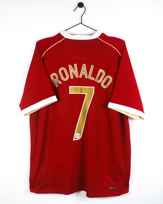 MANCHESTER UNITED 2006/07 RONALDO #7 EUROPEAN HOME SHIRT (XL) NIKE