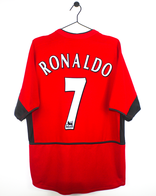 MANCHESTER UNITED 2003/04 RONALDO #7 HOME SHIRT (L) NIKE