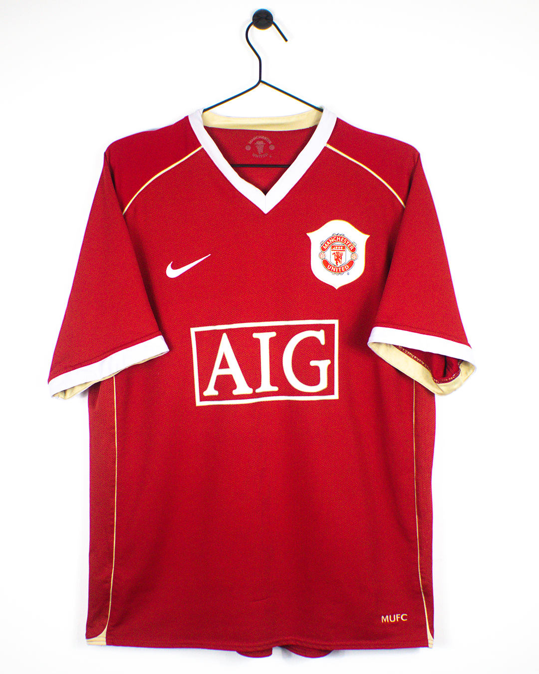 MANCHESTER UNITED 2006/07 RONALDO #7 HOME SHIRT (M) NIKE