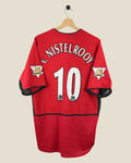 MANCHESTER UNITED 2002/04 V.NISTELROOY HOME SHIRT (L) NIKE