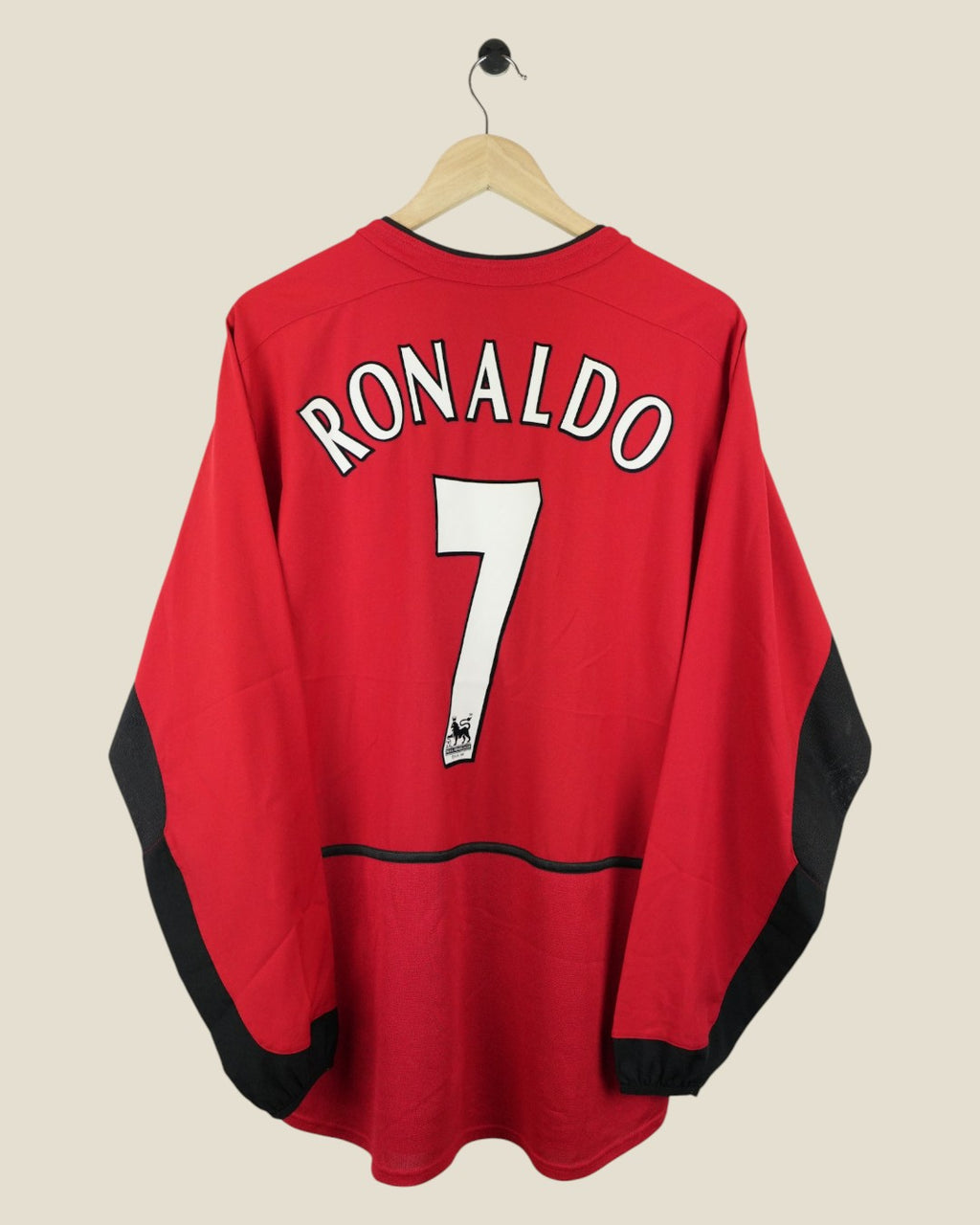 MANCHESTER UNITED 2003/04 RONALDO HOME SHIRT L/S (M) NIKE
