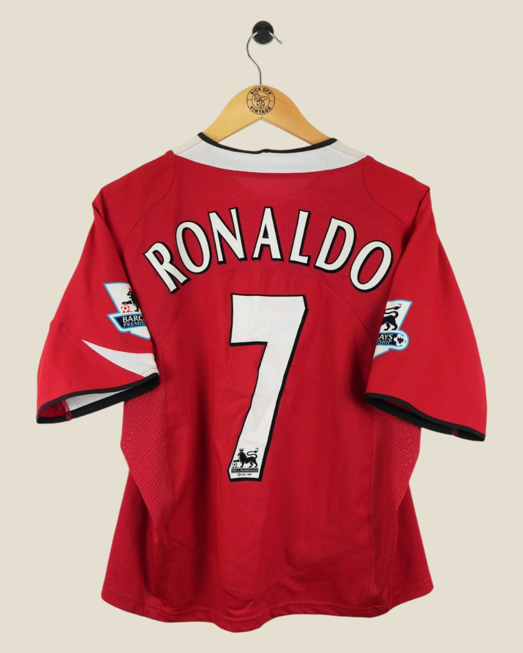 MANCHESTER UNITED 2004/05 RONALDO HOME SHIRT (S) NIKE