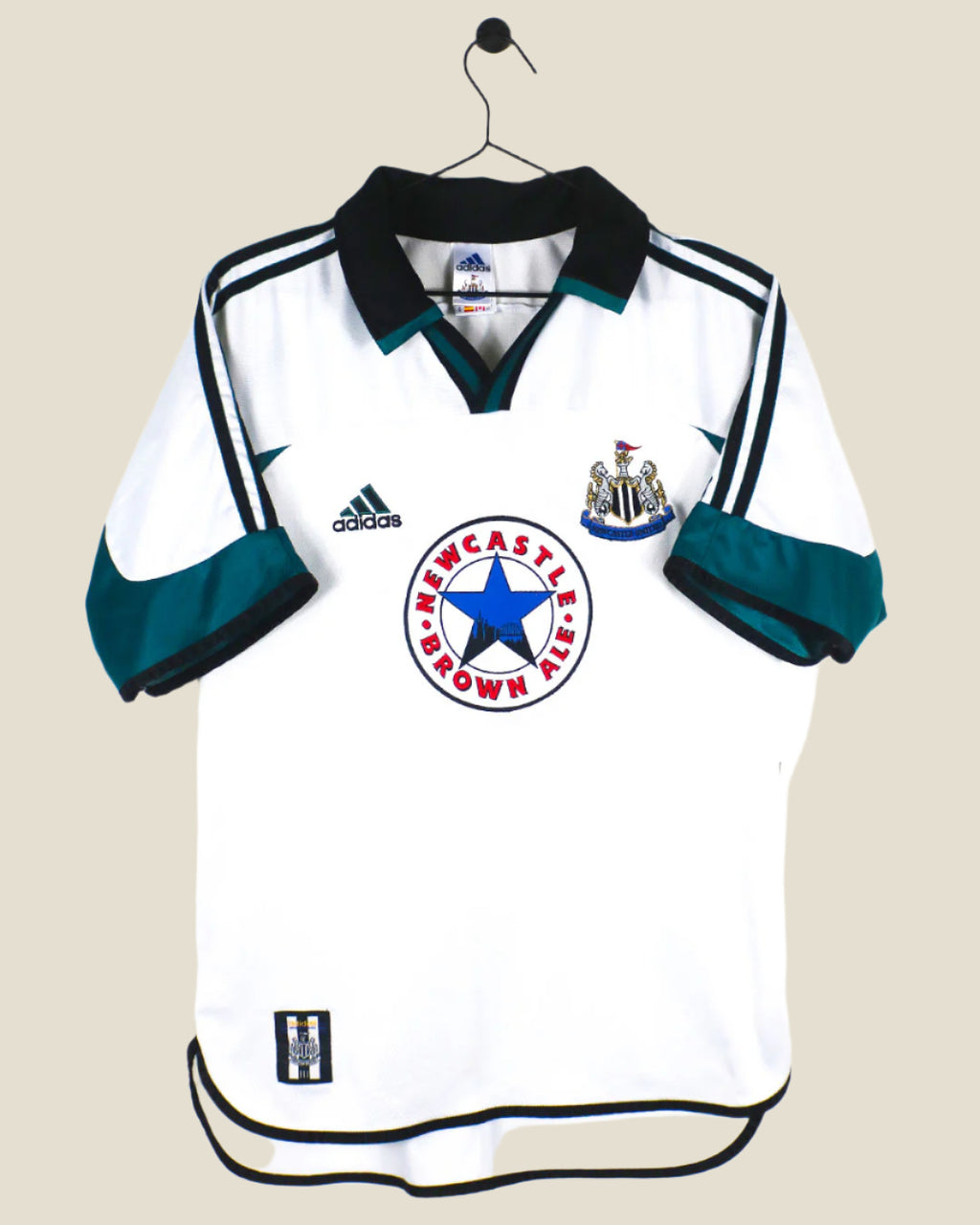 NEWCASTLE UNITED 1999/00 AWAY SHIRT (S) ADIDAS