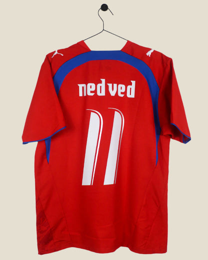 CZECH REPUBLIC 2006 NEDVED #11 HOME SHIRT (M) PUMA