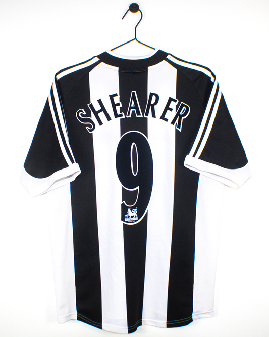 NEWCASTLE UNITED 2002/03 SHEARER #9 HOME SHIRT (M) ADIDAS