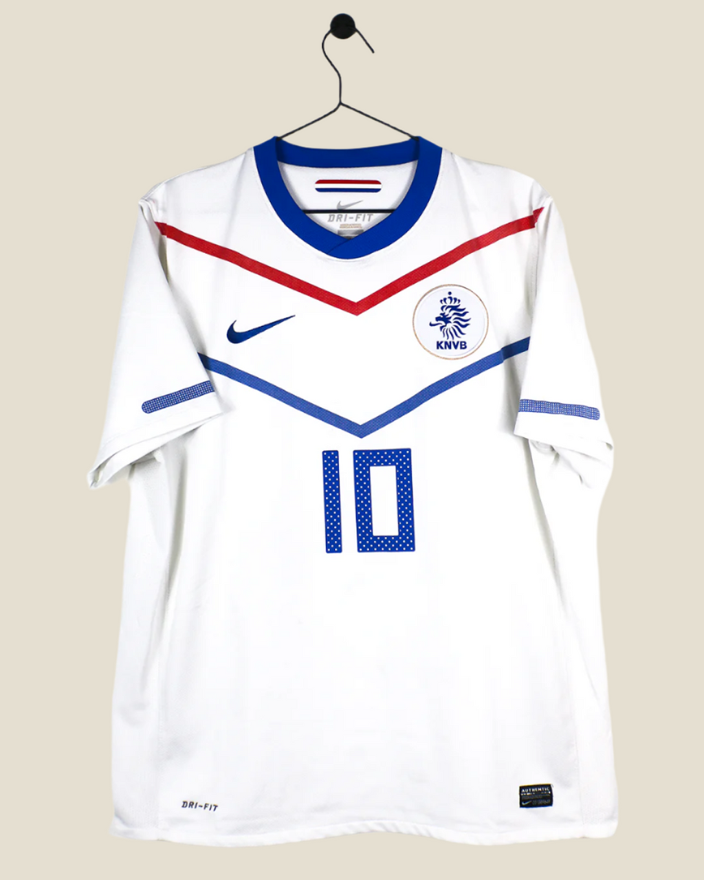 NETHERLANDS 2010 SNEIJDER #10 AWAY SHIRT (L) NIKE