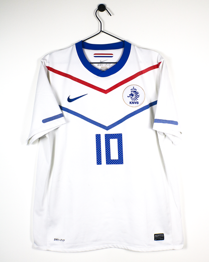 NETHERLANDS 2010 SNEIJDER #10 AWAY SHIRT (L) NIKE