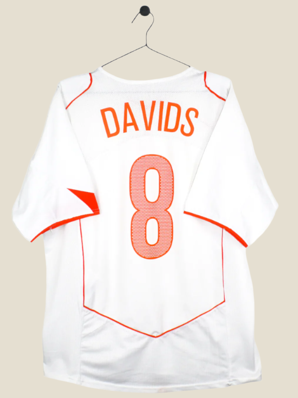 NETHERLANDS 2004 DAVIDS #8 AWAY SHIRT (L) NIKE