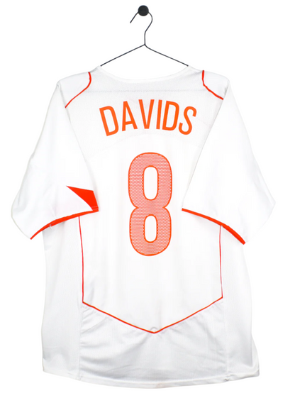 NETHERLANDS 2004 DAVIDS #8 AWAY SHIRT (L) NIKE