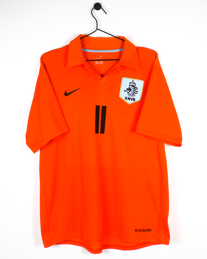 NETHERLANDS 2006 ROBBEN #11 HOME SHIRT (L) NIKE