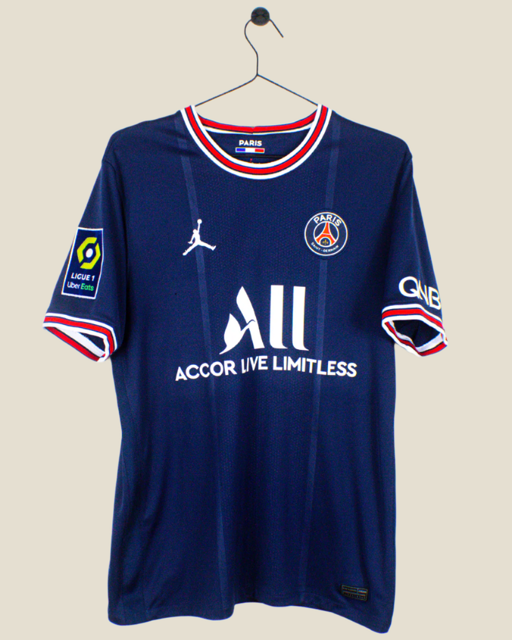 PARIS SAINT-GERMAIN 2021/22 MESSI #30 HOME SHIRT (M) AIR JORDAN