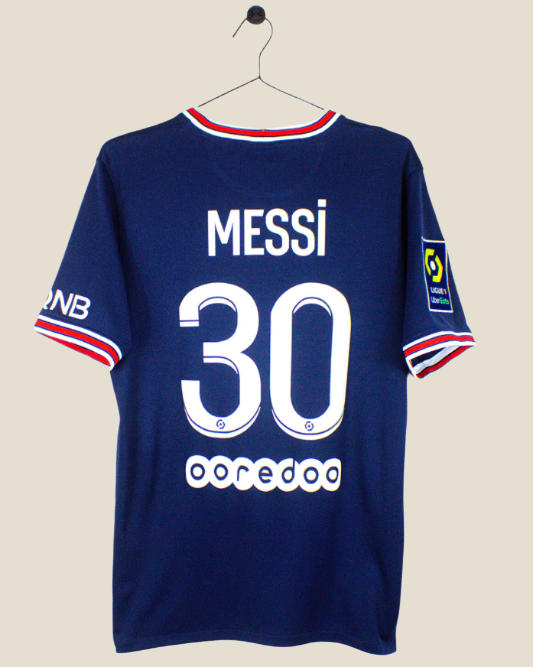 PARIS SAINT-GERMAIN 2021/22 MESSI #30 HOME SHIRT (M) AIR JORDAN