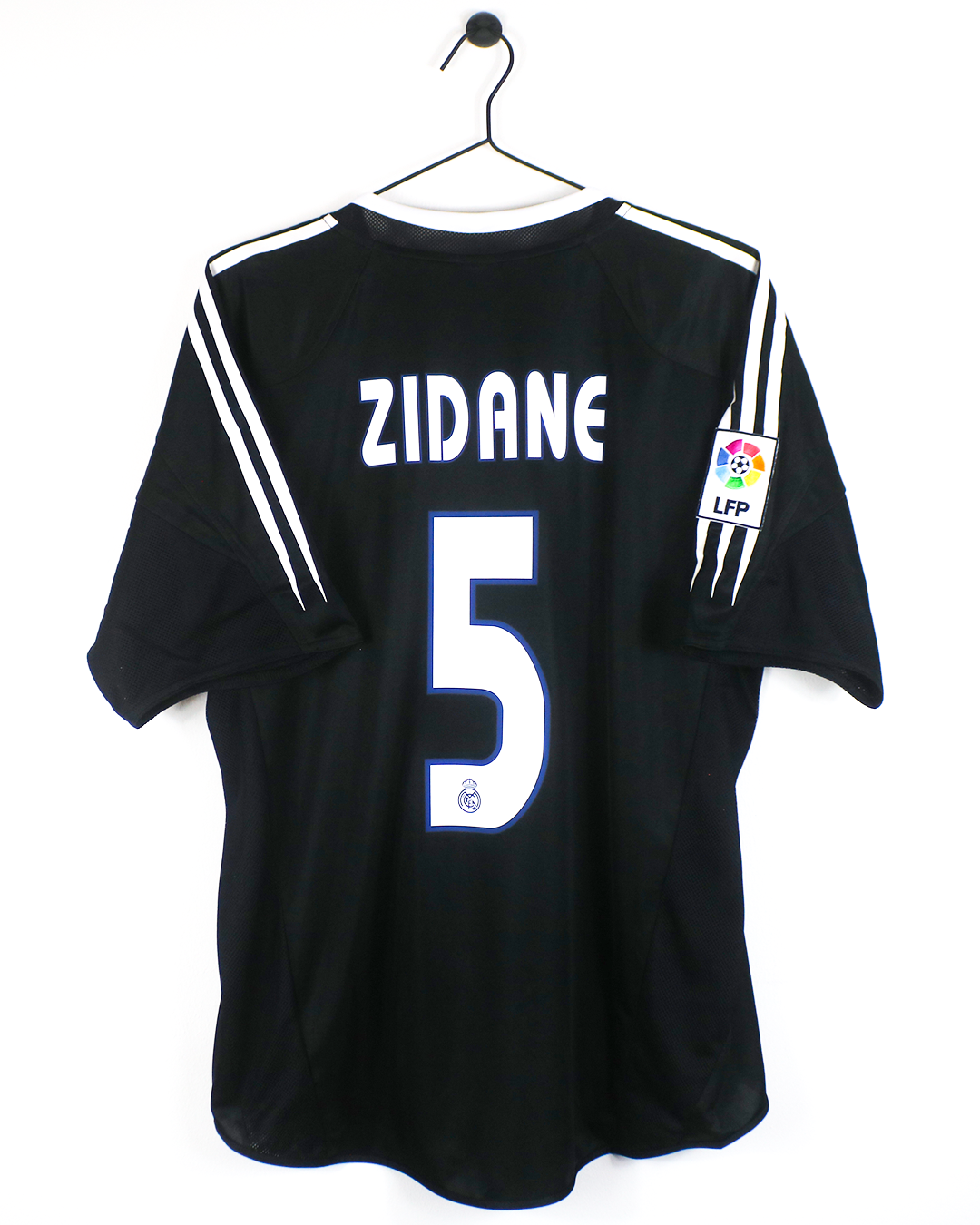 REAL MADRID 2004/05 ZIDANE #5 AWAY SHIRT (M) ADIDAS