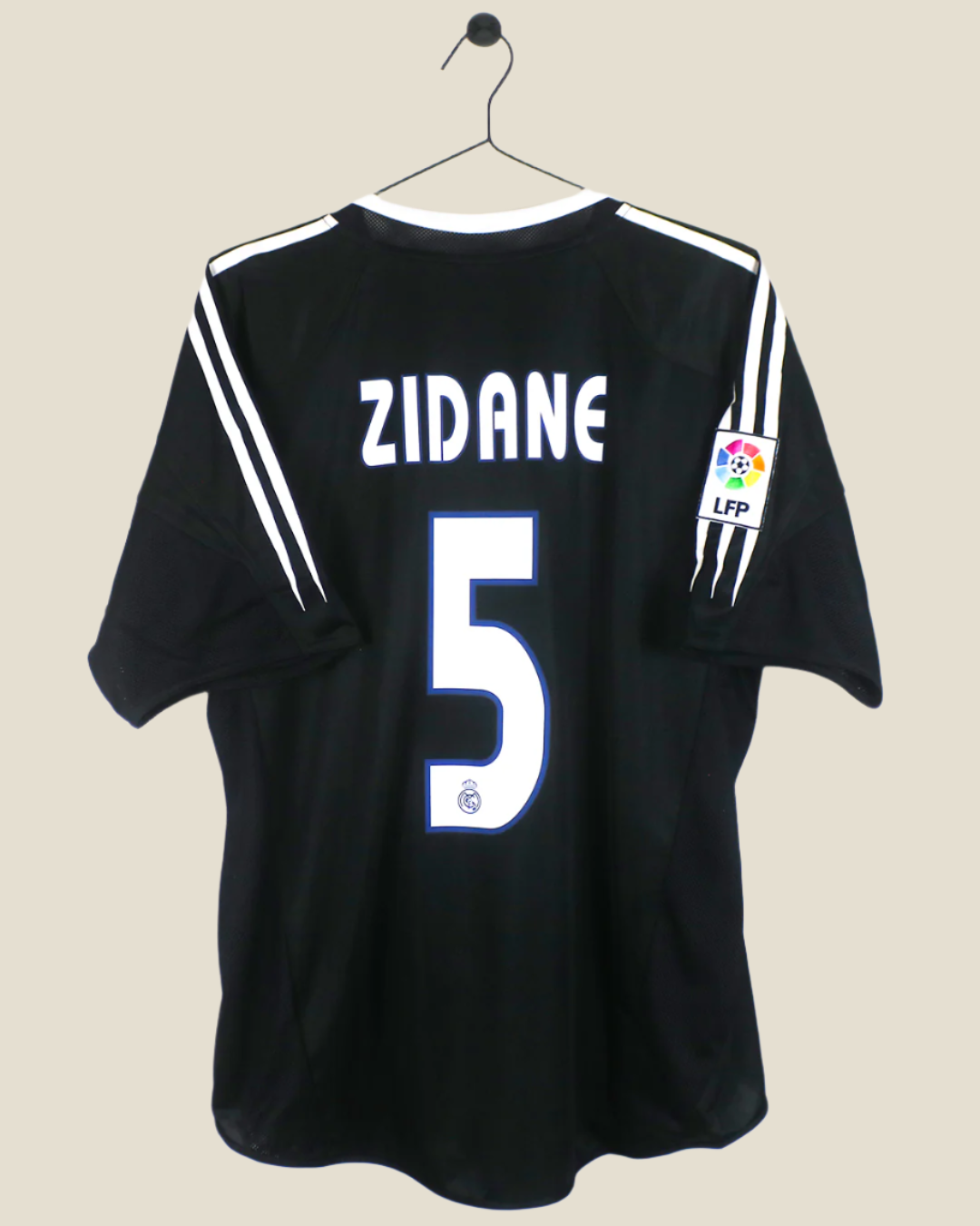 REAL MADRID 2004/05 ZIDANE #5 AWAY SHIRT (M) ADIDAS
