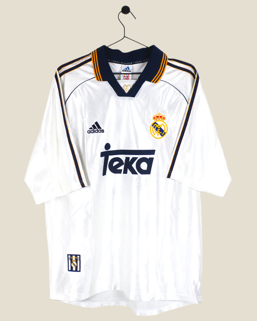 REAL MADRID 1998/00 SEEDORF #10 HOME SHIRT (L) ADIDAS