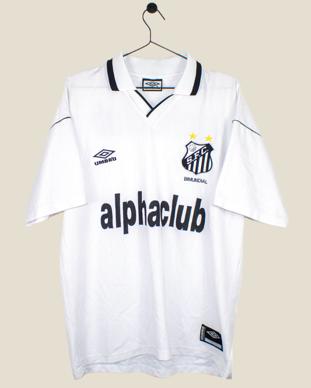 SANTOS 2000 HOME SHIRT (L) UMBRO